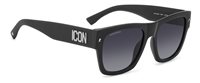 Napoli - Corso Giuseppe Garibaldi 197 - Sunglasses Dsquared Man ICON 0004/S     9OBLKWHTE BLK55 - ICON 0004/S     9OBLKWHTE BLK55